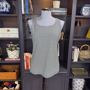 NWT Talbots Two-Way Striped Tank – Size M